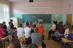 Povodom Europskog dan jezika sedmi razred se družio s izvornim govornikom engleskoga jezika